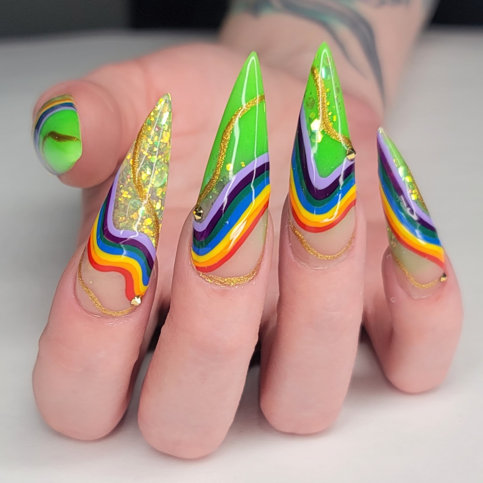 Polished in the Rockies nail photo 2